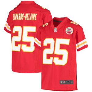Clyde Edwards-Helaire Kansas City Chiefs  Youth Team Game Jersey - Red