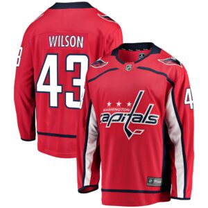 Tom Wilson Washington Capitals Home Premier Breakaway Player Jersey - Red