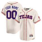 Custom #00 Texas Rangers 2026 City Connect Vapor Premier Limited Jersey - All Stitched