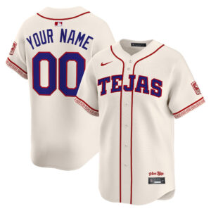 Custom #00 Texas Rangers 2026 City Connect Vapor Premier Limited Jersey - All Stitched