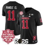 Randle El #11 Indiana Hoosiers Vapor Limited Football Jersey - 2025 National Champions - All Stitched