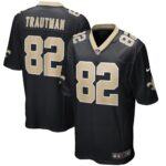 Adam Trautman New Orleans Saints  Game Jersey - Black
