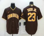 Men's San Diego Padres #23 Fernando Tatis Jr. Brown Stitched Cool Base  Jersey