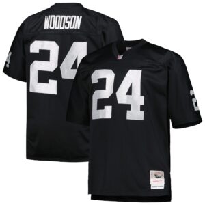 Charles Woodson Las Vegas Raiders  Big & Tall 1998 Retired Player Replica Jersey - Black
