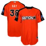 Arizona Diamondbacks #38 Robbie Ray Orange 2017 All-Star National League Stitched Jersey