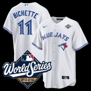 Bo Bichette #11 Toronto Blue Jays 2025 World Series Home Replica Player Jersey - White