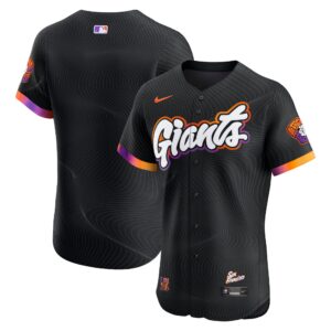 Men's San Francisco Giants Anthracite City Connect Elite Jersey