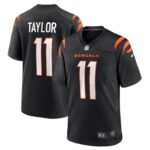 Trent Taylor Cincinnati Bengals  Game Jersey - Black
