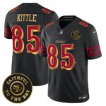 San Francisco 49ers George Kittle #85 Rivalries Vapor Limited Jersey - Faithful To The Bay Patch - All Stitched