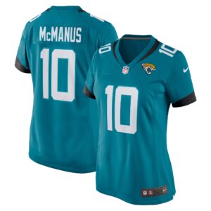 Brandon McManus Jacksonville Jaguars Women's Team Game Jersey -  Teal