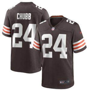 Nick Chubb Cleveland Browns  Game Player Jersey - Brown