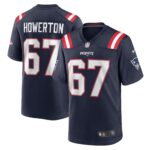 Hayden Howerton New England Patriots  Home Game Player Jersey - Navy