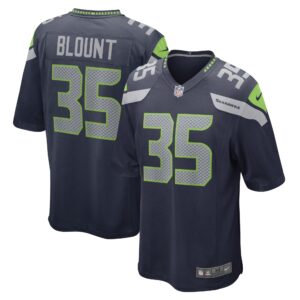Joey Blount Seattle Seahawks  Game Player Jersey - College Navy