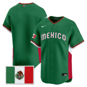 Team Mexico Baseball 2026 World Baseball Classic Home Stadium Jersey - Green