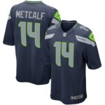 DK Metcalf Seattle Seahawks  Game Player Jersey - College Navy