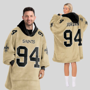 Adult C.J 94 New Orleans Football Unisex Blanket Hoodie