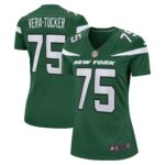 Alijah Vera-Tucker New York Jets  Women's Game Player Jersey - Gotham Green