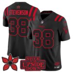 Rhamondre Stevenson #38 New England Patriots Stranger Things EditionVapor Limited Jersey - All Stitched