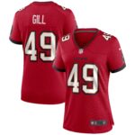 Cam Gill Tampa Bay Buccaneers  Women's Game Jersey - Red