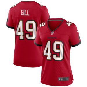 Cam Gill Tampa Bay Buccaneers  Women's Game Jersey - Red