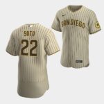 Men's San Diego Padres #22 Juan Soto White Home Flex Base Jersey