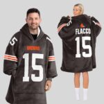 Adult J.F 15 Cleveland Football Unisex Blanket Hoodie