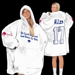 Adult Buffalo Football Unisex Blanket Hoodie