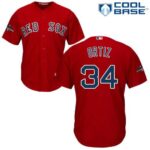 Boston Red Sox #34 David Ortiz Red New Cool Base 2018 World Series Champions Stitched Jersey