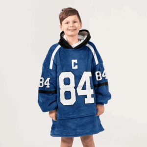 Kid 84 Indianapolis Football Unisex Blanket Hoodie