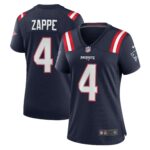 Bailey Zappe New England Patriots Women's Game Player Jersey - Navy