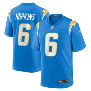 Dustin Hopkins Los Angeles Chargers  Game Jersey - Powder Blue