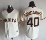 San Francisco Giants #40 Madison Bumgarner Cream New Cool Base Stitched Jersey