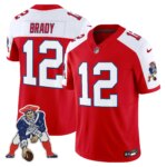 Tom Brady #12 New England Patriots Throwback Vapor Limited Jersey - All Stitched