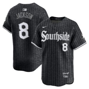 Men's Chicago White Sox Bo Jackson  Black City Connect Retired Player Jersey