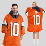 Adult B.N 10 Denver Football Unisex Blanket Hoodie