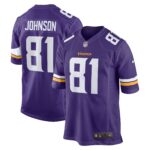 Bisi Johnson Minnesota Vikings  Game Jersey - Purple