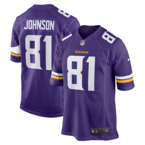 Bisi Johnson Minnesota Vikings  Game Jersey - Purple