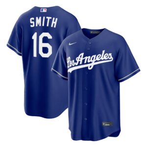 Will Smith #16 Los Angeles Dodgers Royal Alternate Replica Jersey - Blue
