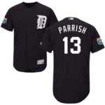 Detroit Tigers #13 Lance Parrish Navy Blue Flexbase Collection Stitched Jersey
