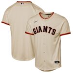 Youth San Francisco Giants  Cream Home Replica Jersey