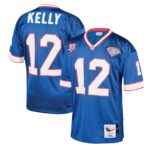 Jim Kelly Buffalo Bills  1994 Authentic Throwback Retired Player Jersey - Royal
