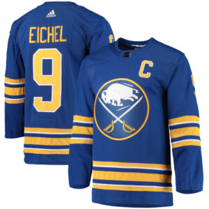 Jack Eichel Buffalo Sabres  Home Captain Patch Primegreen Authentic Pro Player Jersey - Royal