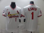 Men's St.Louis Cardinals #1 O.Smith White Game 2021  Jersey