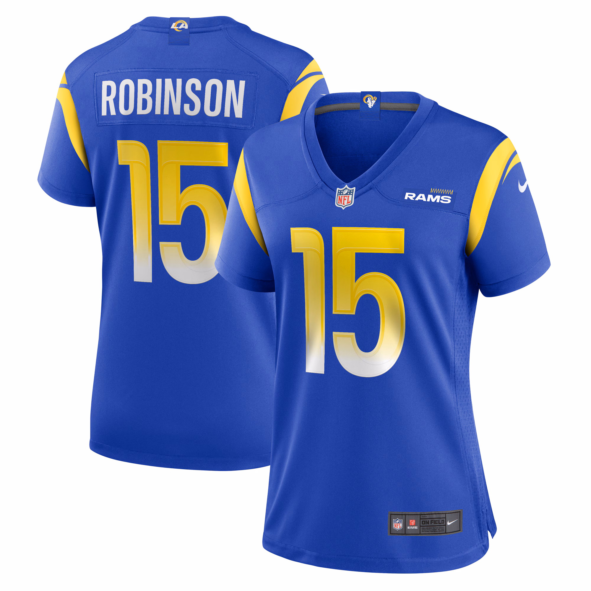 Demarcus Robinson Los Angeles Rams Women's  Game Jersey -  Royal