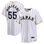 Munetaka Murakami #55 Japan Baseball 2026 World Baseball Classic Home Stadium Jersey - White