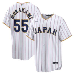 Munetaka Murakami #55 Japan Baseball 2026 World Baseball Classic Home Stadium Jersey - White