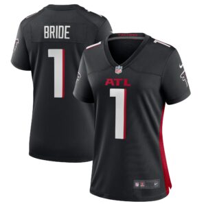 Number 1 Bride Atlanta Falcons Women's Game Jersey - Black