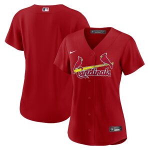 St.Louis Cardinals  Women's Alternate Replica Team Jersey - Red