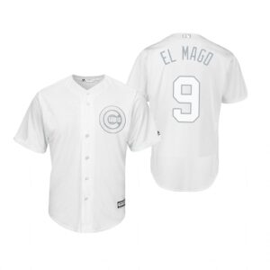 Chicago Cubs Javier Baez El Mago White 2019 Players Weekend Jersey