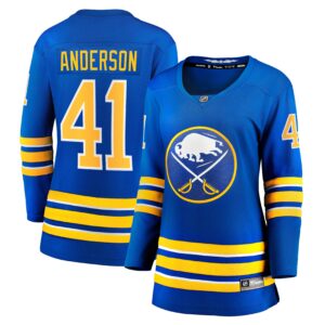 Craig Anderson Buffalo Sabres Women's Home Breakaway Player Jersey - Royal